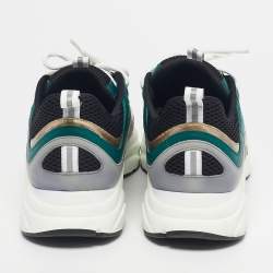 Pre Owned Dior Multicolor Mesh and Leather B22 Sneakers Size 44