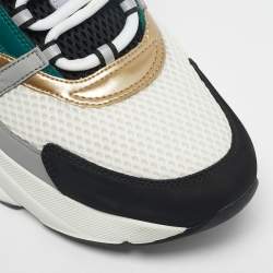 Pre Owned Dior Multicolor Mesh and Leather B22 Sneakers Size 44