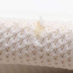 Pre Owned Dior White/Navy Blue Leather and Rubber Dior ID Lace Up Sneakers Size 40