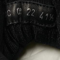 Pre Owned Christian Dior Green/Beige Leather and Canvas B27 High Top Sneakers Size 41.5