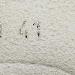 Pre Owned Dior Grey/White Oblique Mesh and Rubber B23 Low Top Sneakers Size 41