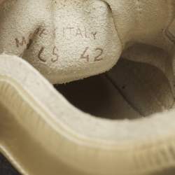 مملوكة مسبقًا حذاء رياضي ديور B23 كانفاس أسود ومطاط بدون رباط مقاس 42