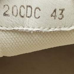 مملوكة مسبقًا حذاء رياضي ديور بي24 رنتك اب قماش وجلد رمادي/أبيض منخفض مقاس 43