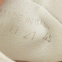 Pre Owned حذاء رياضي ديور ب23 شبكي مطاطي أبيض/أسود بعنق طويل مقاس 41