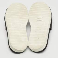 مملوكة مسبقًا Dior Alpha Size 40 Black Rubber Flat Slide Sandals