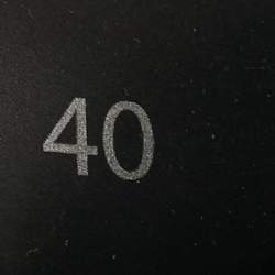 مملوكة مسبقًا Dior Alpha Size 40 Black Rubber Flat Slide Sandals