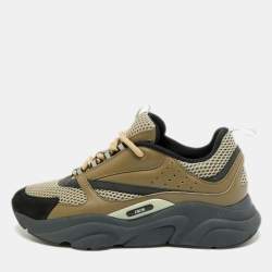 مملوكة مسبقًا Dior B22 Size 42 Multicolor Leather and Mesh Low Top Sneakers