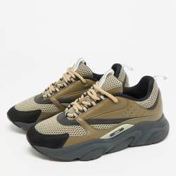 مملوكة مسبقًا Dior B22 Size 42 Multicolor Leather and Mesh Low Top Sneakers