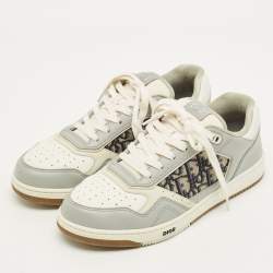 مملوكة مسبقًا Dior b27 Size 43 Multicolor Canvas and Leather Lace Up Sneakers