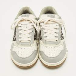 مملوكة مسبقًا Dior b27 Size 43 Multicolor Canvas and Leather Lace Up Sneakers