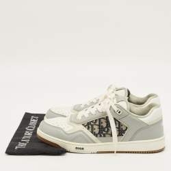 مملوكة مسبقًا Dior b27 Size 43 Multicolor Canvas and Leather Lace Up Sneakers