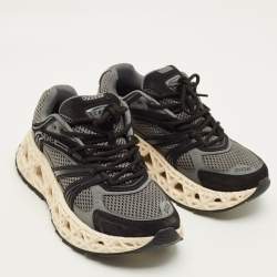 مملوكة مسبقًا Dior B35 Size 41 Grey/Black Mesh and Suede NXXT Lace Up Sneakers