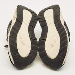 مملوكة مسبقًا Dior B35 Size 41 Grey/Black Mesh and Suede NXXT Lace Up Sneakers