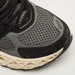 مملوكة مسبقًا Dior B35 Size 41 Grey/Black Mesh and Suede NXXT Lace Up Sneakers