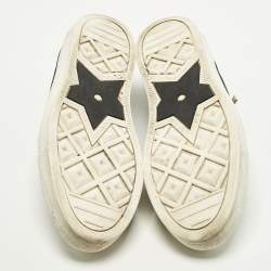 Pre Owned Dior Walk'n'Dior Size 41 Navy Blue/White Canvas Low Top Sneakers