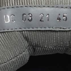 Pre Owned حذاء رياضي ديور B27 جاكار متعدد الألوان وجلد بعنق مرتفع مقاس 45