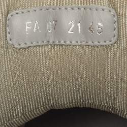 Pre Owned Dior B27 Size 46 Multicolor Jacquard and Leather High Top Sneakers