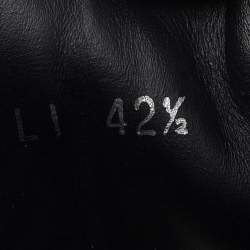 Pre Owned Dior B18 Size 42.5 Navy Blue/Black Canvas and Leather Low Top Sneakers