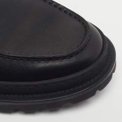 Pre Owned Dior Explorer Size 42.5 Black Leather Loafers