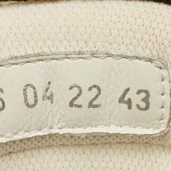 Pre Owned Dior B25 Size 43 Black Leather and Mesh Lace Up Sneakers