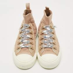 Pre Owned حذاء رياضي ديور جاك B23  كانفاس أسود بعنق مرتفع مقاس 41.5