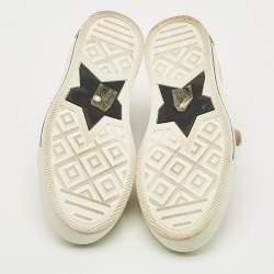 Pre Owned حذاء رياضي ديور جاك B23  كانفاس أسود بعنق مرتفع مقاس 41.5