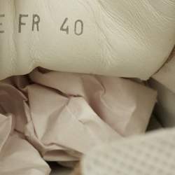 Pre Owned حذاء رياضي ديور رجالي سويدي وجلد رصاصي منخفض من أعلى مقاس 43