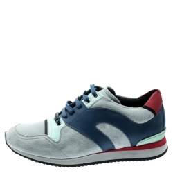 Pre Owned Dior Homme Multicolor Suede Nylon And Leather Sneakers Size 41