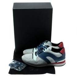 Pre Owned Dior Homme Multicolor Suede Nylon And Leather Sneakers Size 41