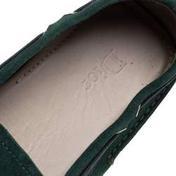 Dior Green Suede Loafers Size 42