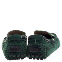 Dior Green Suede Loafers Size 42