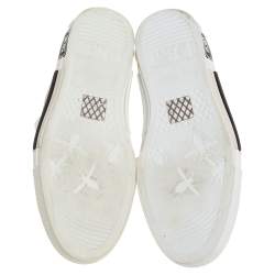 Dior White Oblique Mesh B23 High Top Sneakers Size 41