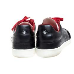 Pre Owned Dior Homme Tri Color Leather And Suede B01 Low Top Sneakers Size 45
