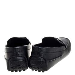 مملوكة مسبقًا حذاء لوفر ديور شعار سى دى جلد أسود مقاس 43