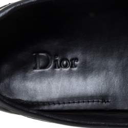 مملوكة مسبقًا حذاء لوفر ديور شعار سى دى جلد أسود مقاس 43