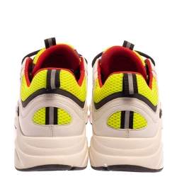 Dior Tricolor Mesh And Leather B22 Low Top Sneakers Size 43