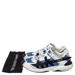 Dior Multicolor Leather And Fabric B24 Runtek Sneakers Size 44