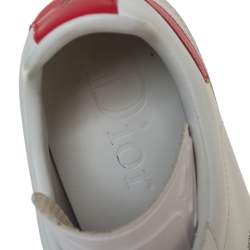 Dior White/Grey Suede And Leather B01 Low Top Sneakers Size 43 