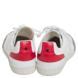 Dior White/Grey Suede And Leather B01 Low Top Sneakers Size 43 