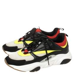 Dior Multicolor Mesh And Leather B22 Runner Low Top Sneakers Size 44