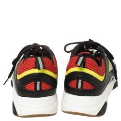 Dior Multicolor Mesh And Leather B22 Runner Low Top Sneakers Size 44