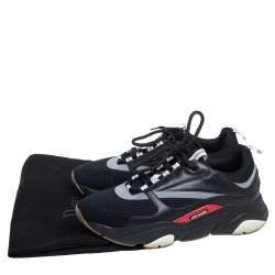 Dior Black Mesh And Leather B22 Low Top Sneakers Size 43