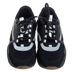 Dior Black Mesh And Leather B22 Low Top Sneakers Size 43