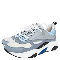 Dior Multicolor Mesh And Leather B22 Low Top Sneakers Size 45