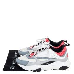 Dior Multicolor Mesh And Leather B22 Low Top Sneakers Size 45