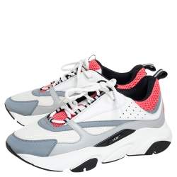 Dior Multicolor Mesh And Leather B22 Low Top Sneakers Size 45