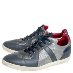 Dior Multicolor Leather Low Top Sneakers Size 40