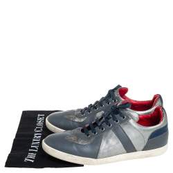 Dior Multicolor Leather Low Top Sneakers Size 40