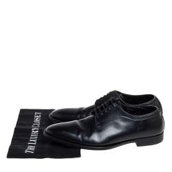 Dior Black Leather Oxfords Size 41
