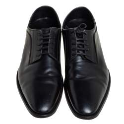 Dior Black Leather Oxfords Size 41